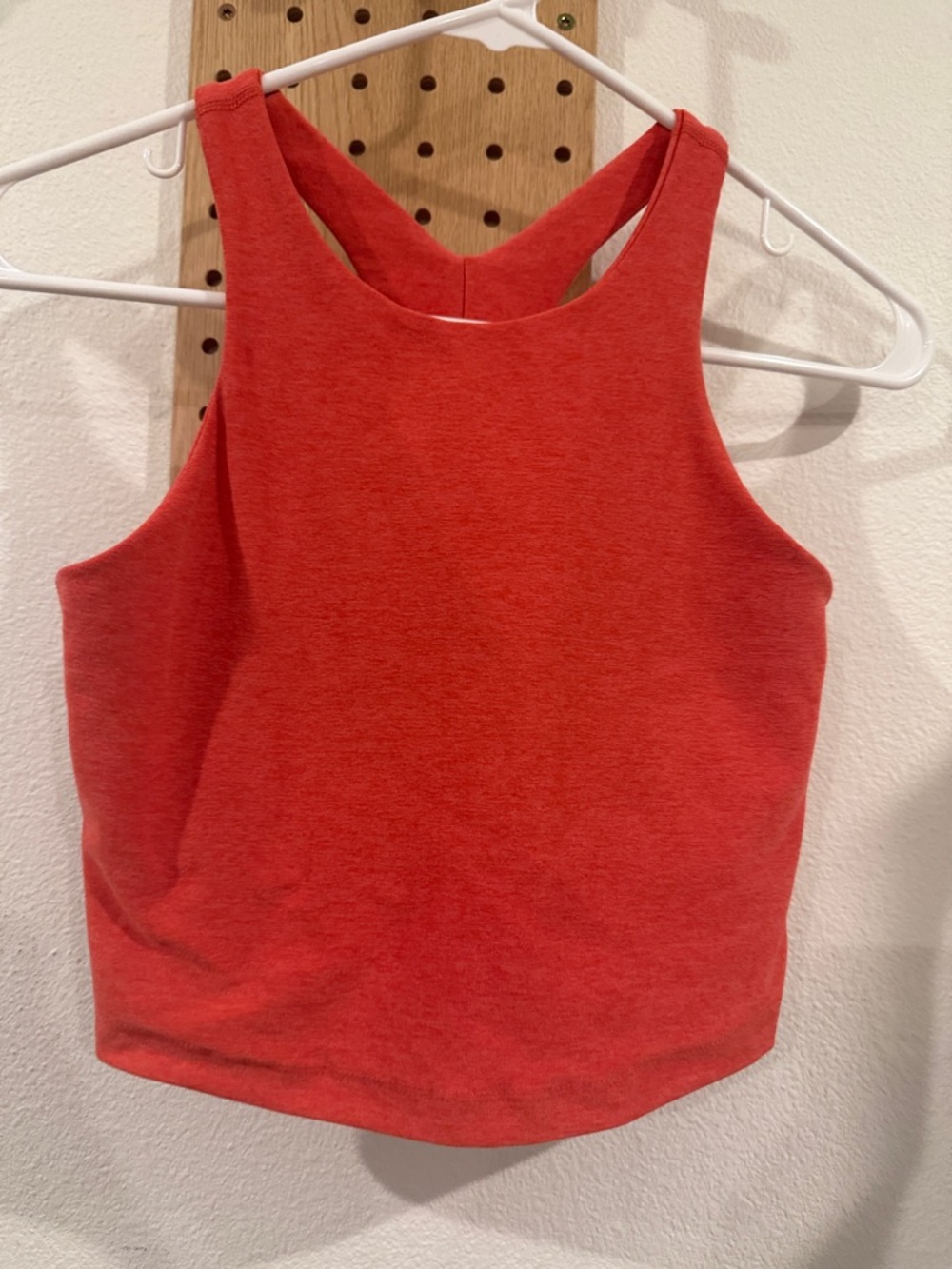 Beyond Yoga Coral-Red Racerback